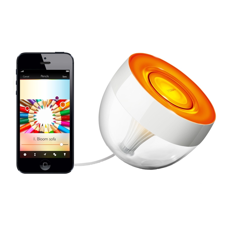 Philips - LED RGB Skrivbordslampa Hue IRIS LED/10W/230V vit