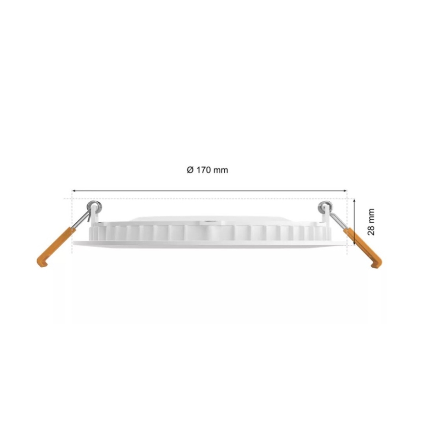 Philips - LED RGBW Ljusreglerad hängande badrumslampa Hue SLIM LED/12W/230V IP44 2200-6500K