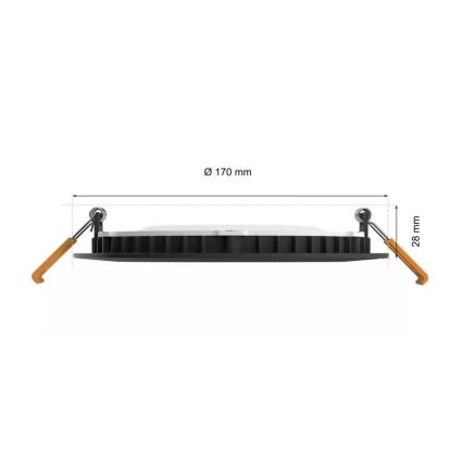 Philips - LED RGBW Ljusreglerad hängande badrumslampa Hue SLIM LED/12W/230V IP44 2200-6500K