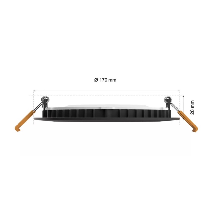 Philips - LED RGBW Ljusreglerad hängande badrumslampa Hue SLIM LED/12W/230V IP44 2200-6500K