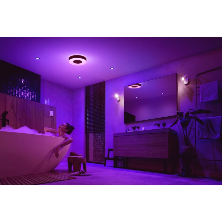 Philips-LED RGBW Dimbar badrumslampa Hue XAMENTO LED/33,5W/230V IP44