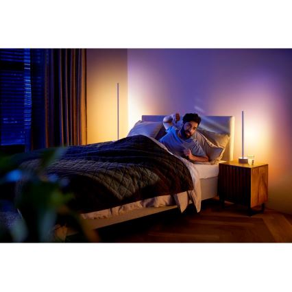 Philips - LED RGBW Dimbar bordslampa Hue SIGNE LED/11,8W/230V 2000-6500K