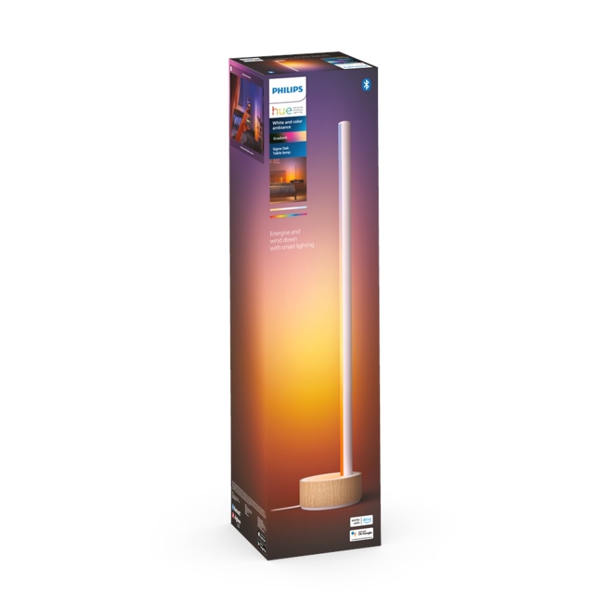 Philips - LED RGBW Dimbar bordslampa Hue SIGNE LED/11,8W/230V 2000-6500K