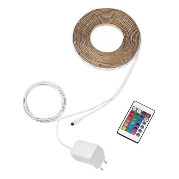 Philips - LED RGBW Dimbar Remsa 5m LED/12W/230V + Fjärrkontroll