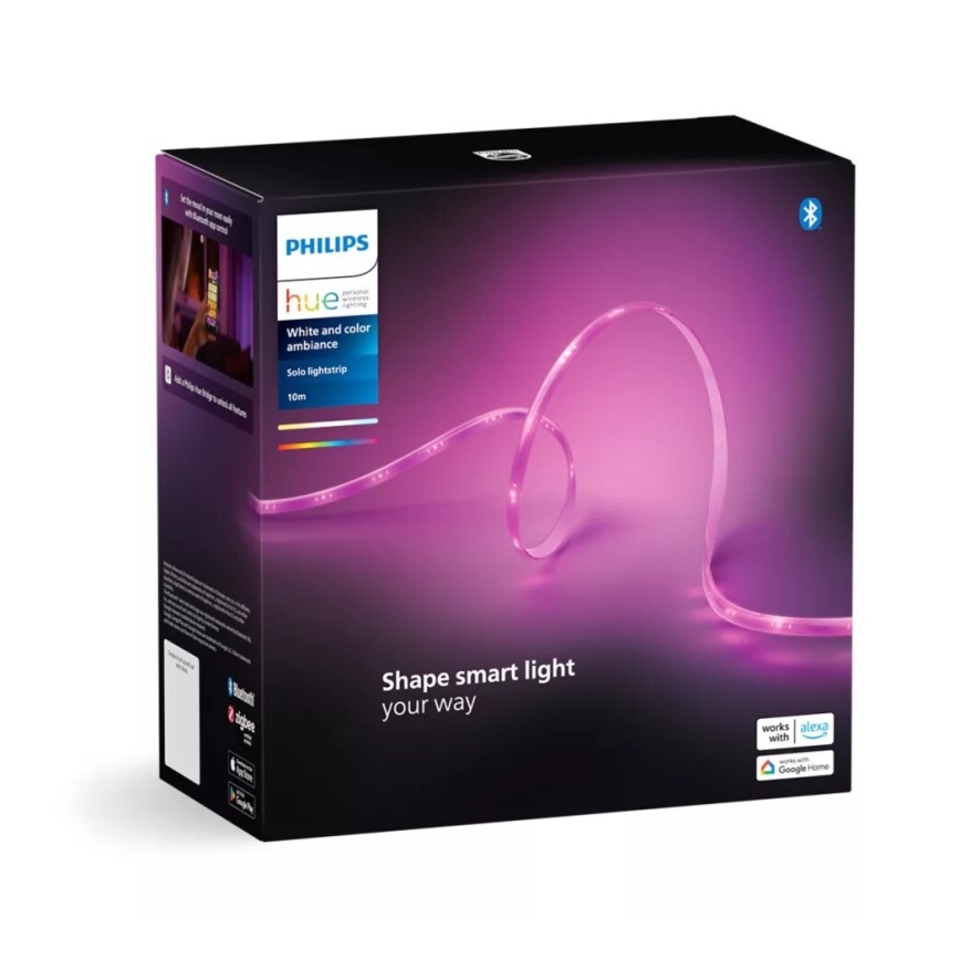 Philips - LED RGBW dimbar remsa Hue WHITE AND COLOR AMBIANCE 10m LED/20W/230V 2000-6500K