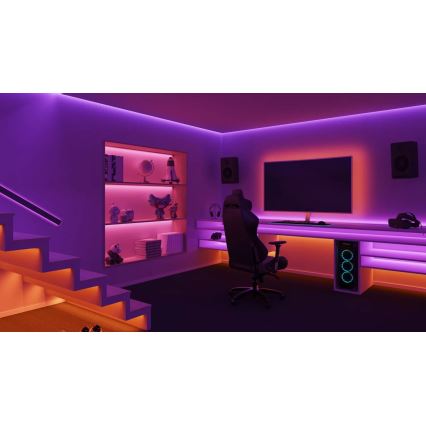 Philips - LED RGBW dimbar remsa Hue WHITE AND COLOR AMBIANCE 5m LED/20W/230V 2000-6500K