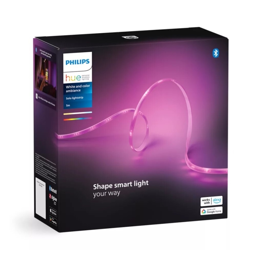 Philips - LED RGBW dimbar remsa Hue WHITE AND COLOR AMBIANCE 5m LED/20W/230V 2000-6500K