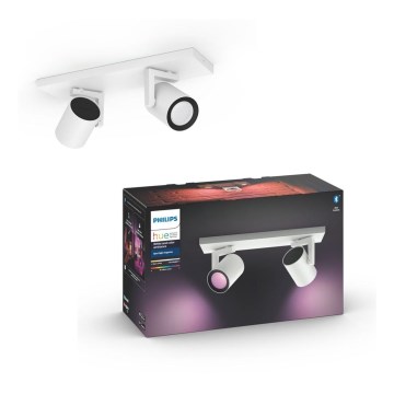 Philips - LED RGBW Dimbar spotlight Hue ARGENA 2xGU10/5,7W/230V