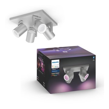 Philips - LED RGBW Dimbar spotlight Hue ARGENA 4xGU10/5,7W/230V