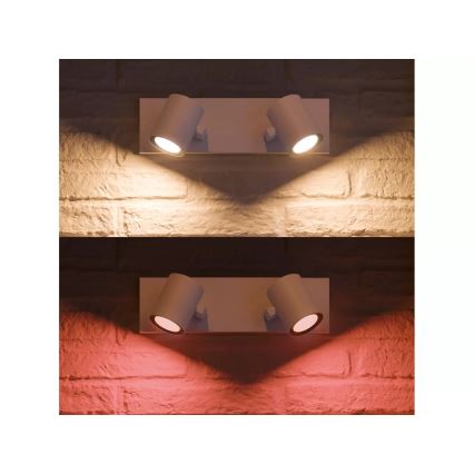 Philips - LED RGBW Dimbar spotlight Hue ARGENTA 2xGU10/4,2W/230V 2000-6500K