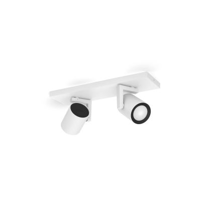 Philips - LED RGBW Dimbar spotlight Hue ARGENTA 2xGU10/4,2W/230V 2000-6500K