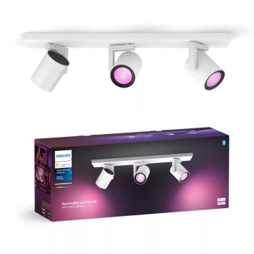 Philips - LED RGBW Dimbar spotlight Hue ARGENTA 3xGU10/4,2W/230V 2000-6500K
