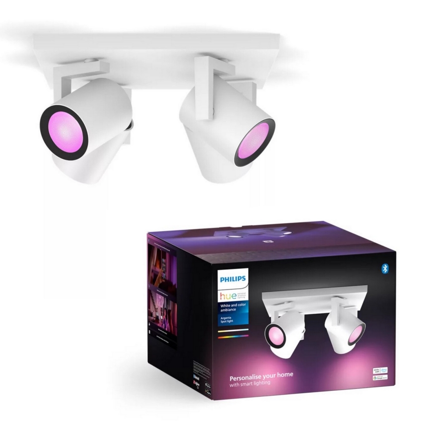 Philips - LED RGBW Dimbar spotlight Hue ARGENTA 4xGU10/4,2W/230V 2000-6500K