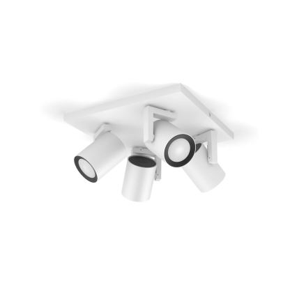 Philips - LED RGBW Dimbar spotlight Hue ARGENTA 4xGU10/4,2W/230V 2000-6500K