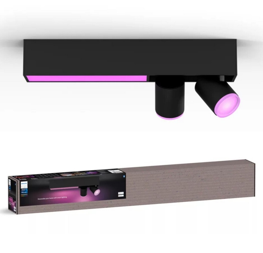 Philips - LED RGBW Dimbar spotlight Hue CENTRIS 2xGU10/4,2W/230V + LED/11W 2000-6500K