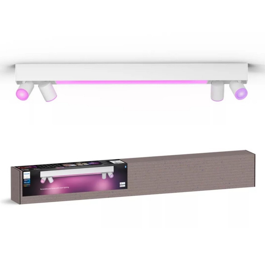 Philips - LED RGBW Dimbar spotlight Hue CENTRIS 4xGU10/4,2W/230V + LED/11W 2000-6500K