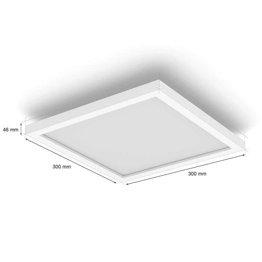 Philips - LED RGBW Dimbar taklampa Hue SURIMU LED/27W/230V