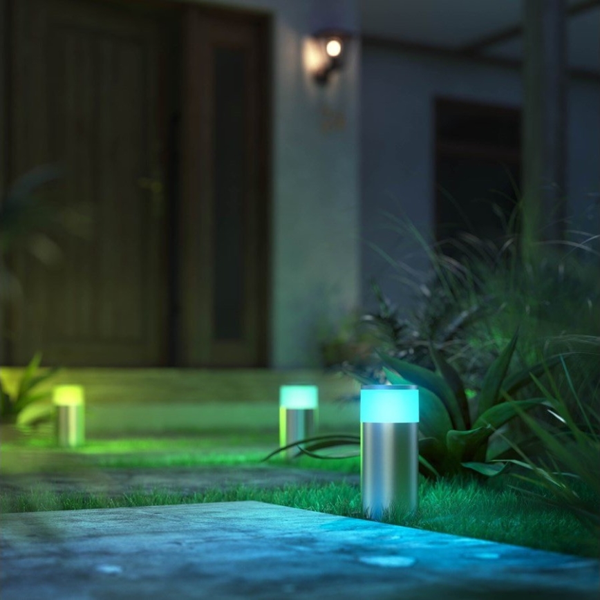 Philips - LED RGBW Dimbar utomhuslampa Hue CALLA LED/8W/230V IP44