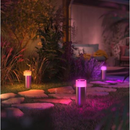 Philips - LED RGBW Dimbar utomhuslampa Hue CALLA LED/8W/230V IP44