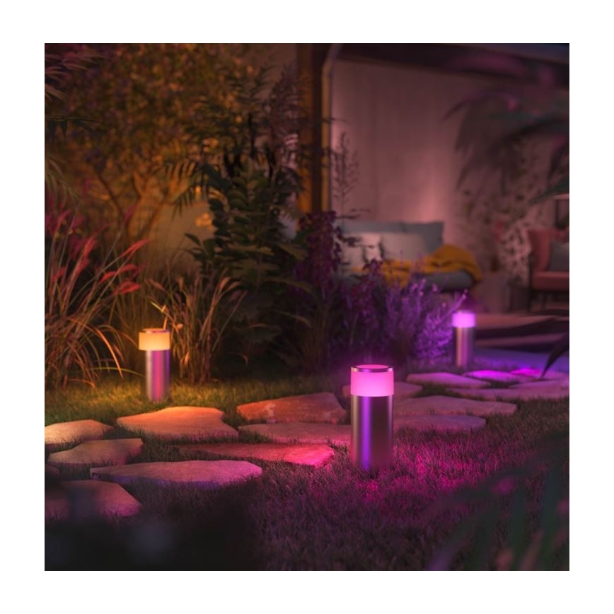 Philips - LED RGBW Dimbar utomhuslampa Hue CALLA LED/8W/230V IP44