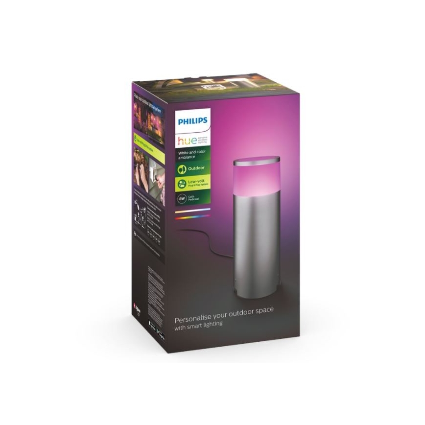 Philips - LED RGBW Dimbar utomhuslampa Hue CALLA LED/8W/230V IP44