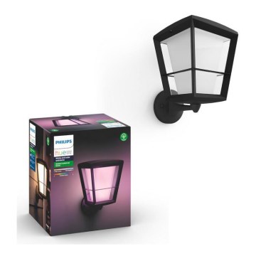 Philips - LED RGBW Dimbar vägglampa utomhus Hue ECONIC LED/15W/230V IP44