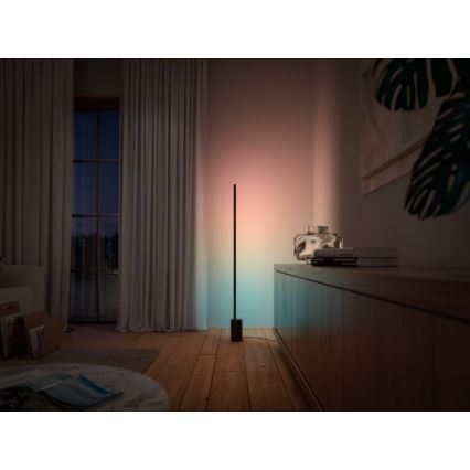 Philips - LED RGBW ljusreglerad golvlampa Hue SIGNE LED/29W/230V 2000-6500K svart