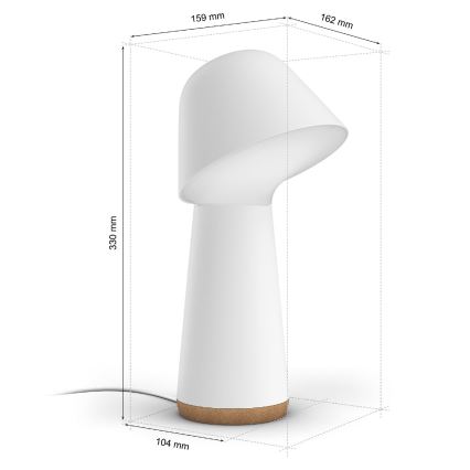 Philips - LED RGBW Ljusreglerad bordslampa Hue TWILIGHT LED/13,4W/230V 2000-6500K