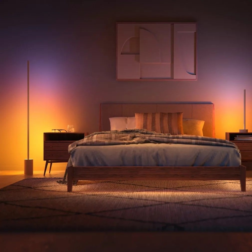 Philips - LED RGBW Ljusreglerad golvlampa Hue SIGNE LED/29W/230V 2000-6500K beige