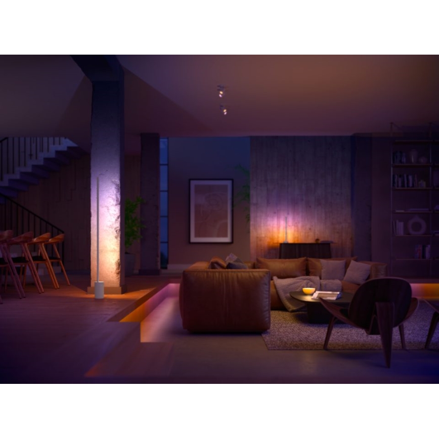 Philips - LED RGBW ljusreglerad golvlampa Hue SIGNE LED/29W/230V 2000-6500K vit