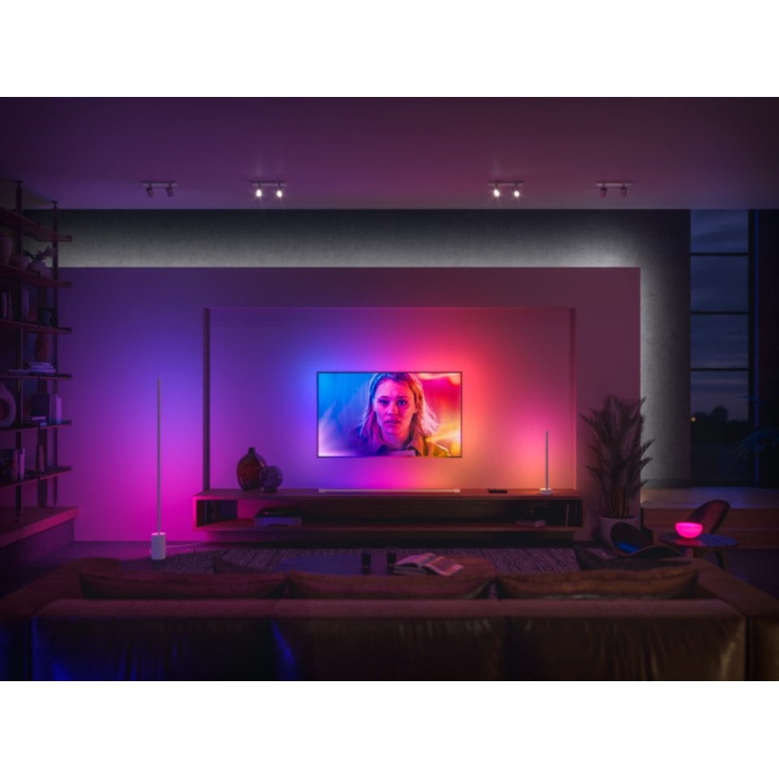 Philips - LED RGBW ljusreglerad golvlampa Hue SIGNE LED/29W/230V 2000-6500K vit