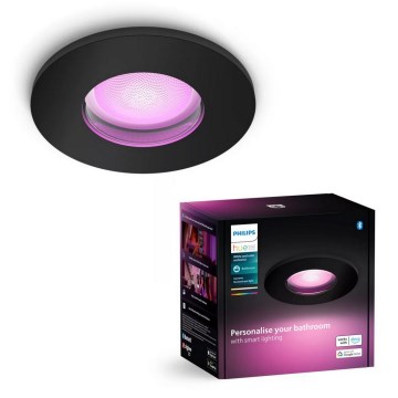 Philips - LED RGBW Ljusreglerad hängande badrumslampa Hue XAMENTO 1xGU10/4,2W/230V 2000-6500K IP44