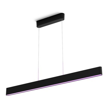 Philips -  LED RGBW Ljusreglerad ljuskrona på textilsladd Hue ENSIS White And Color Ambiance 2xLED/39W/230V