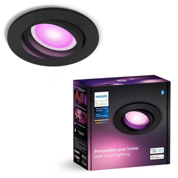 Philips - LED RGBW Ljusreglerad upphängd taklampa Hue CENTURA 1xGU10/4,2W/230V 2000-6500K