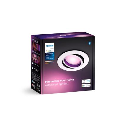 Philips - LED RGBW Ljusreglerad upphängd taklampa Hue CENTURA 1xGU10/4,2W/230V 2000-6500K