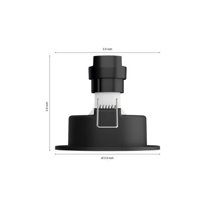 Philips - LED RGBW Ljusreglerad upphängd taklampa Hue CENTURA 1xGU10/4,2W/230V 2000-6500K