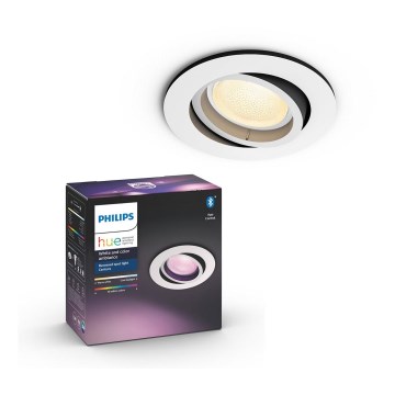 Philips - LED RGBW Ljusreglerad upphängd taklampa HUE CENTURA 1xGU10/5,7W/230V