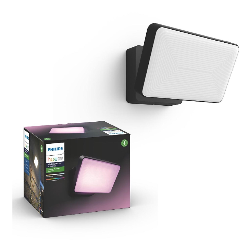 Philips - LED RGBW Ljusreglerad utomhus reflektor Hue DISCOVER 2xLED/15W/230V 2000-6500K IP44