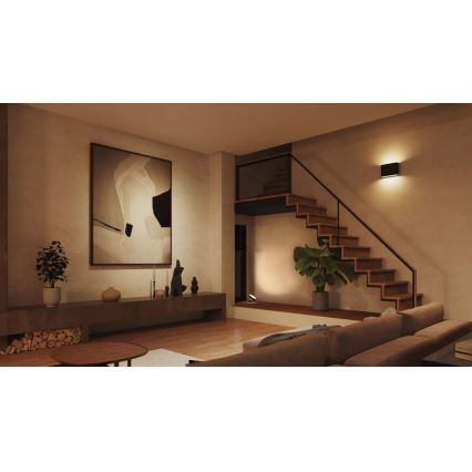 Philips - LED RGBW Dimbar vägglampa utomhus Hue DYMERA 2xLED/10,2W/230V 2000-6500K IP44