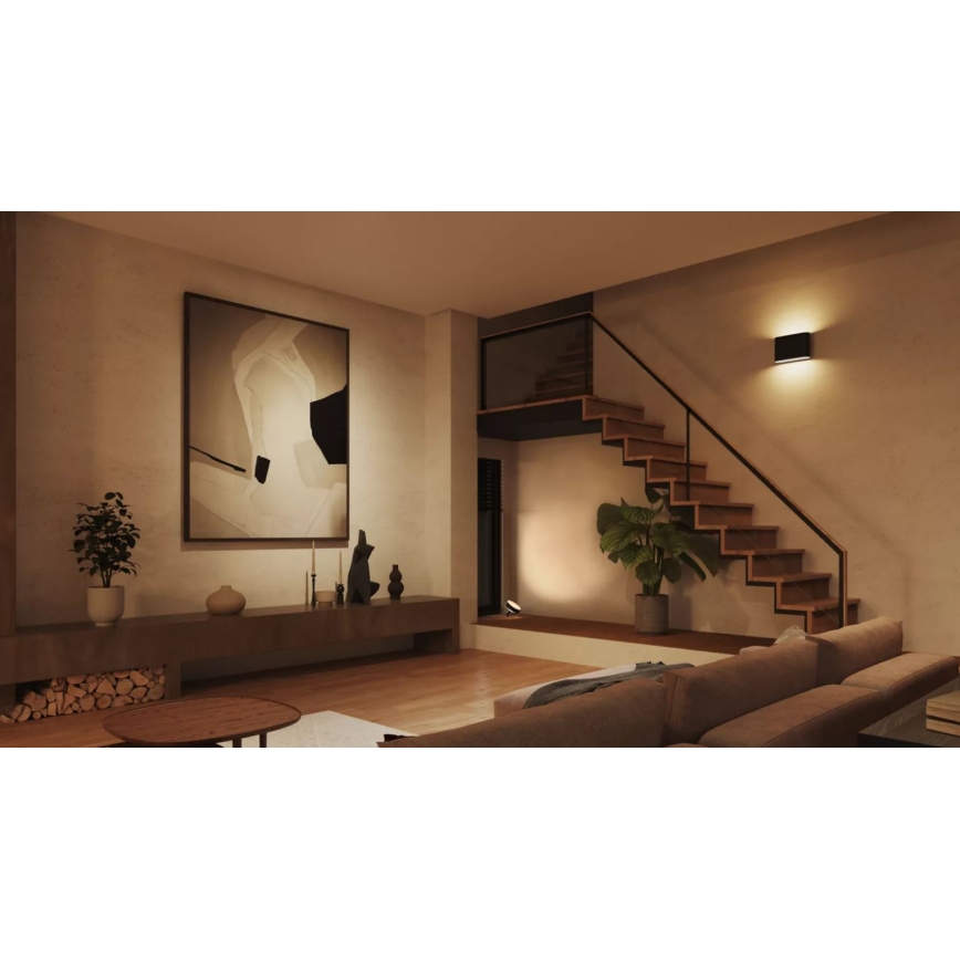 Philips - LED RGBW Dimbar vägglampa utomhus Hue DYMERA 2xLED/10,2W/230V 2000-6500K IP44