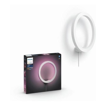 Philips - LED RGBW Ljusreglerad vägglampa Hue SANA White och Color Ambiance LED/20W/230V