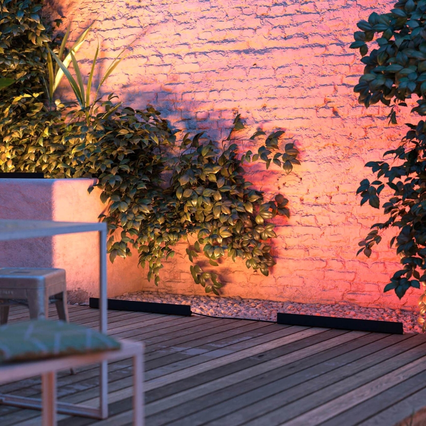 Philips - LED RGBW Ljusreglerad utomhusbelysning Hue White och Color Ambiance LED/20W/24V IP65