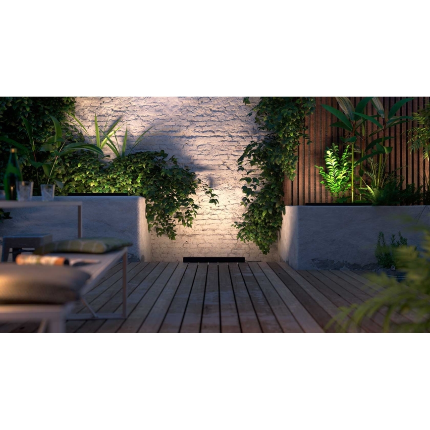 Philips - LED RGBW Ljusreglerad utomhusbelysning Hue White och Color Ambiance LED/20W/24V IP65