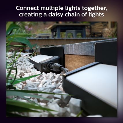 Philips - LED RGBW Ljusreglerad utomhusbelysning Hue White och Color Ambiance LED/20W/24V IP65