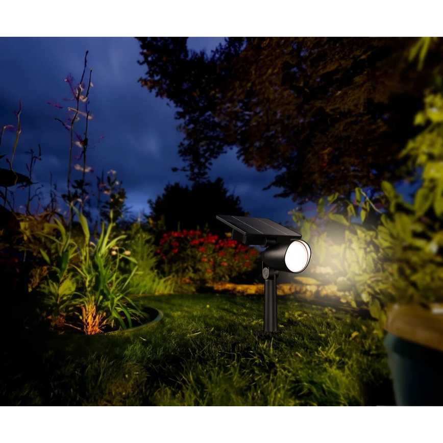 Philips - LED Solcell spotlight ASHLYN LED/1,4W/3,7V 2700K IP44