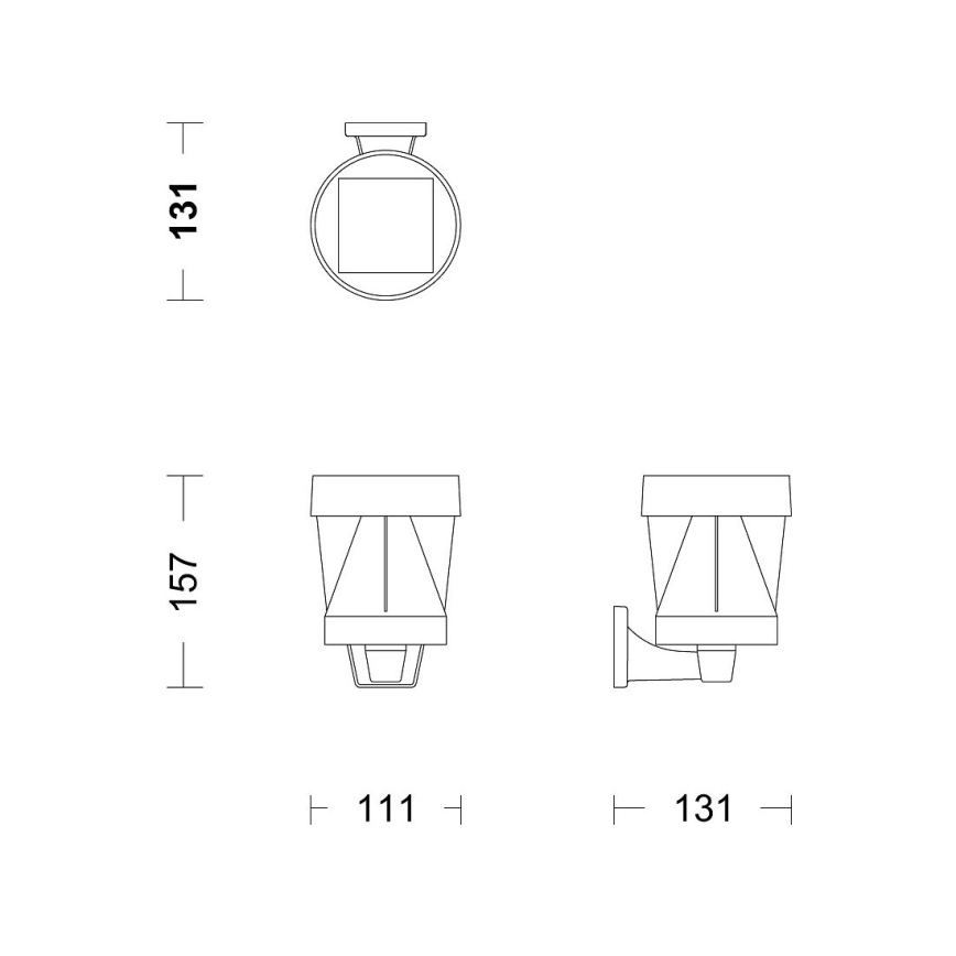 Philips - LED solcell väggbelysning AVERY LED/1,8W/3,7V 2700K IP44