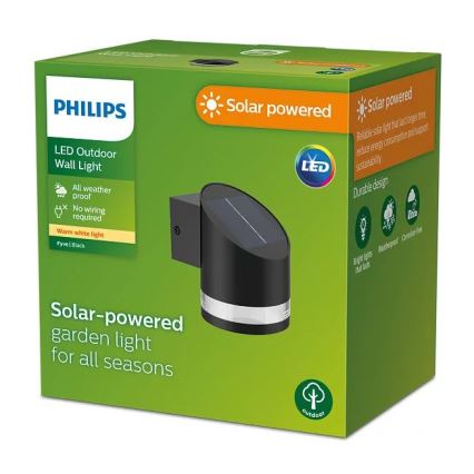 Philips - LED solcell väggbelysning FYCE LED/1,5W/3,7V IP44