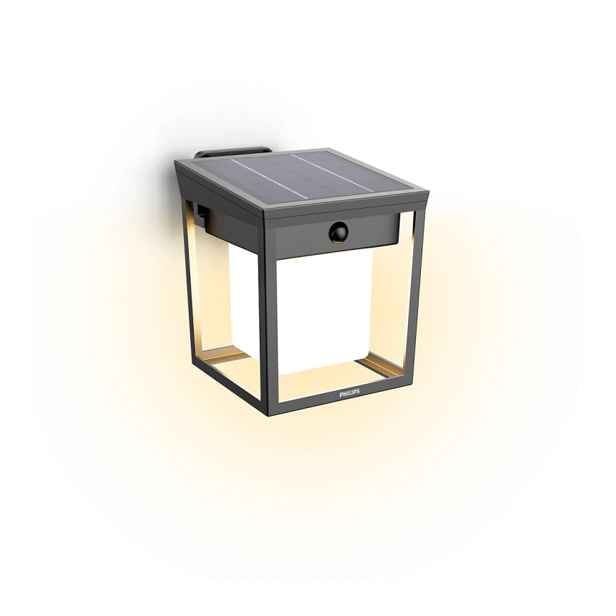 Philips - LED solcell väggbelysning med sensor BLAISE LED/1,5W/3,7V 3000K IP44