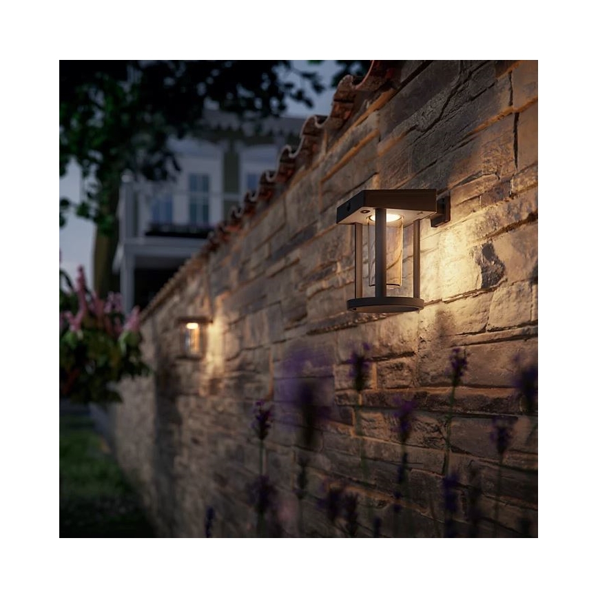 Philips - LED solcell väggbelysning med sensor CAMILL LED/1,4W/3,7V IP44