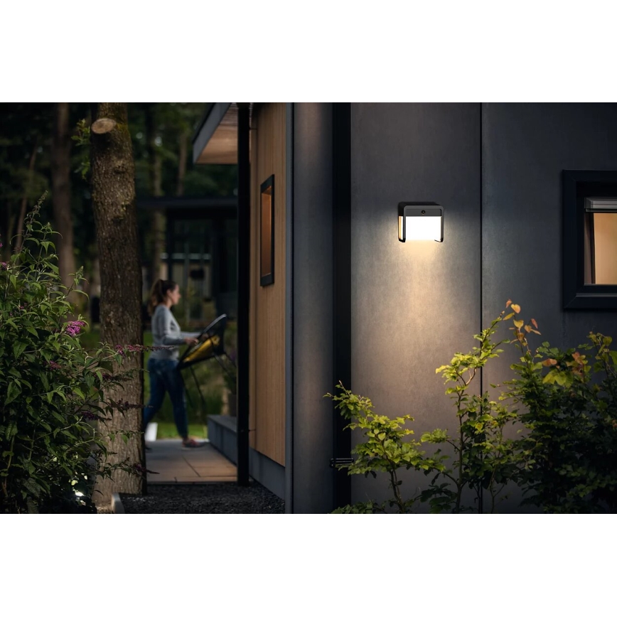 Philips - LED solcell väggbelysning med sensor EZRA LED/1,8W/3,7V 3000K IP44